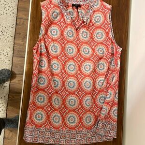 Talbots sleeveless blouse small petite